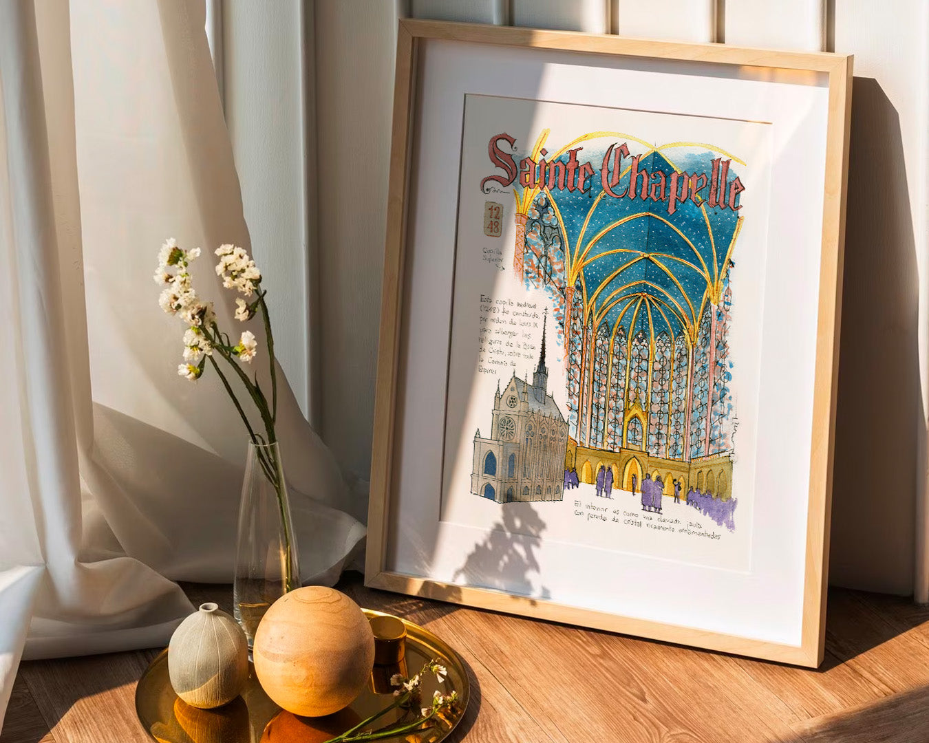 SAINT CHAPELLE - Watercolor