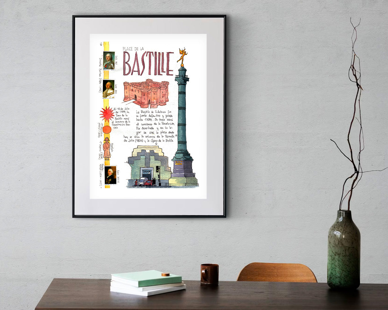 THE BASTILLE - Watercolor