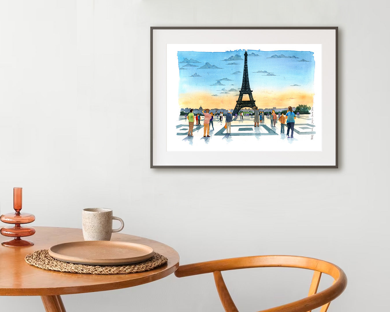 EIFFEL TOWER VIEW - Watercolor