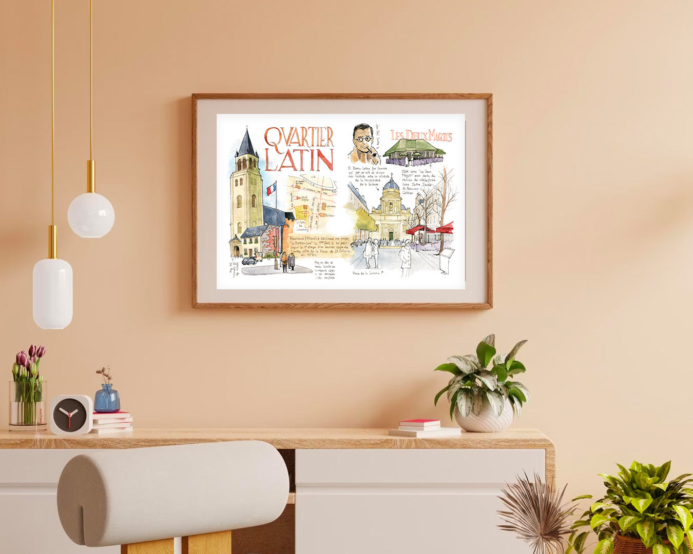 LATIN QUARTER - Watercolor