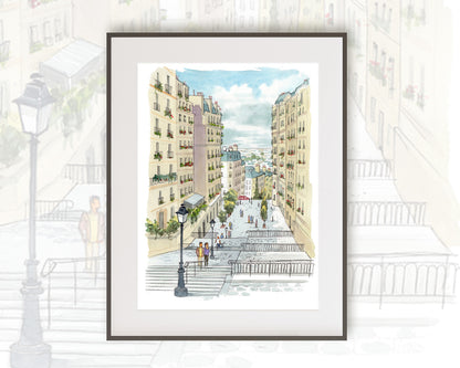 MONTMARTRE - Watercolor