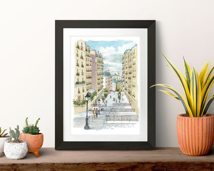 MONTMARTRE - Watercolor