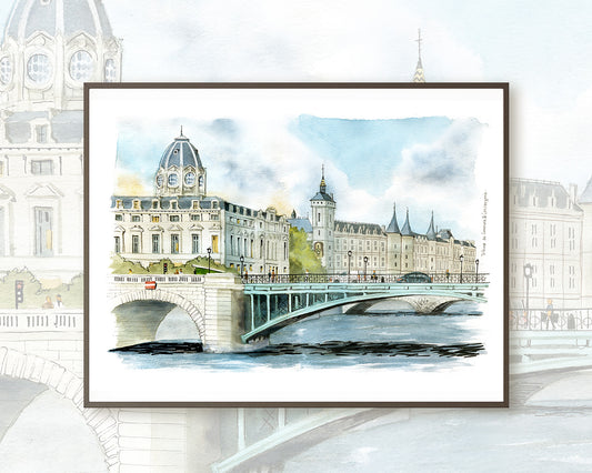 Conciergerie  - Acuarela