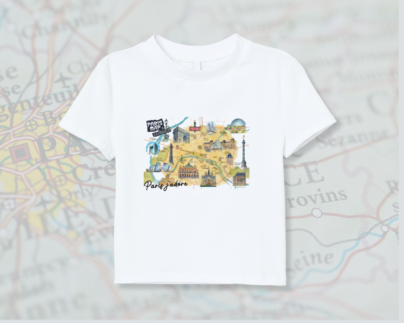 Mapa París - Print&Go Paris
