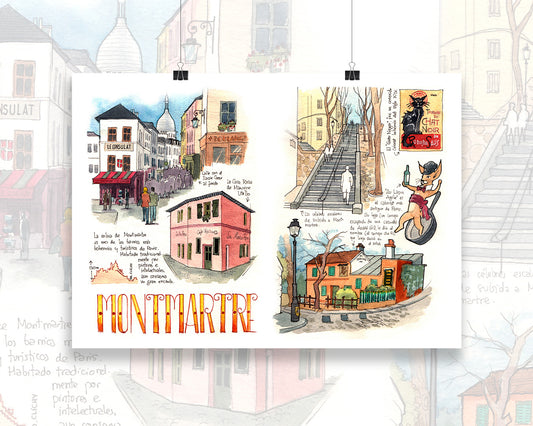 Montmartre - Acuarela